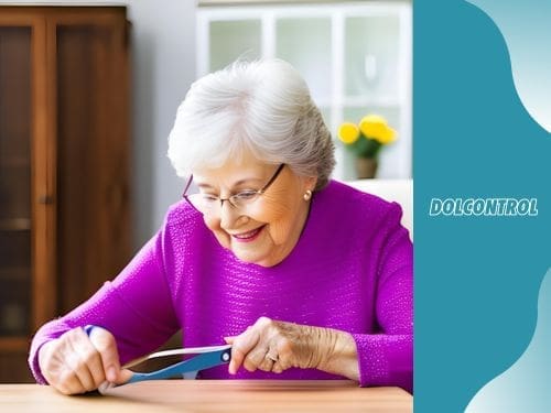Il dito a scatto è una patologia che colpisce la mano: scopri cos'è! Donna anziana utilizza le forbici per tagliare