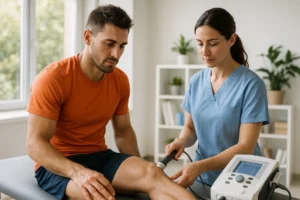 Ultrasuoni per dolore al ginocchio