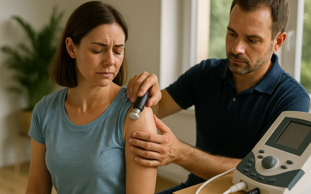 Trattamento ultrasuoni per infiammazione spalla